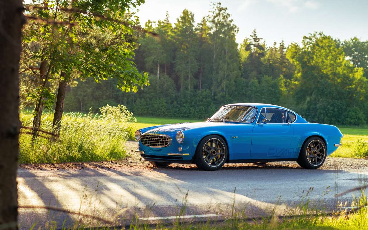 Photo 7 - Volvo P1800 Cyan (2020). Le coupé du Saint sévèrement musclé ...
