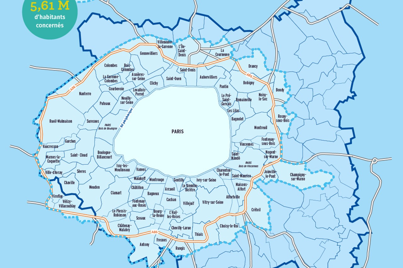 ZFE du Grand Paris. Report de la verbalisation des véhicules bannis ...