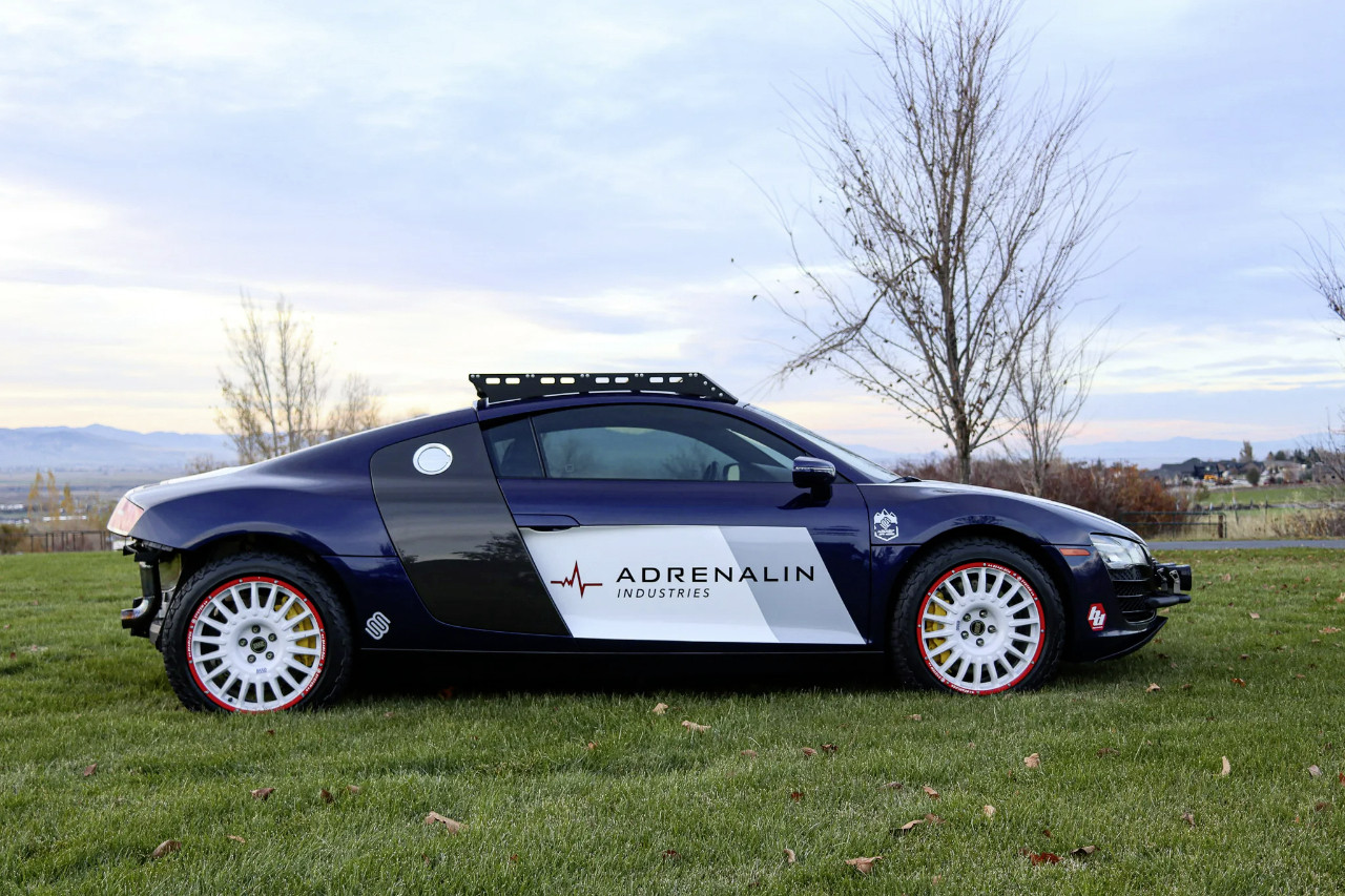 Insolite. Une Audi R8 transformée en voiture de rallye - L'argus