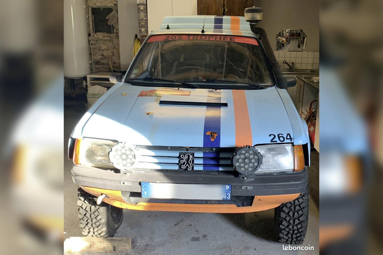 Peugeot 205. Un exemplaire unique préparé pour le rallye-raid - L'argus