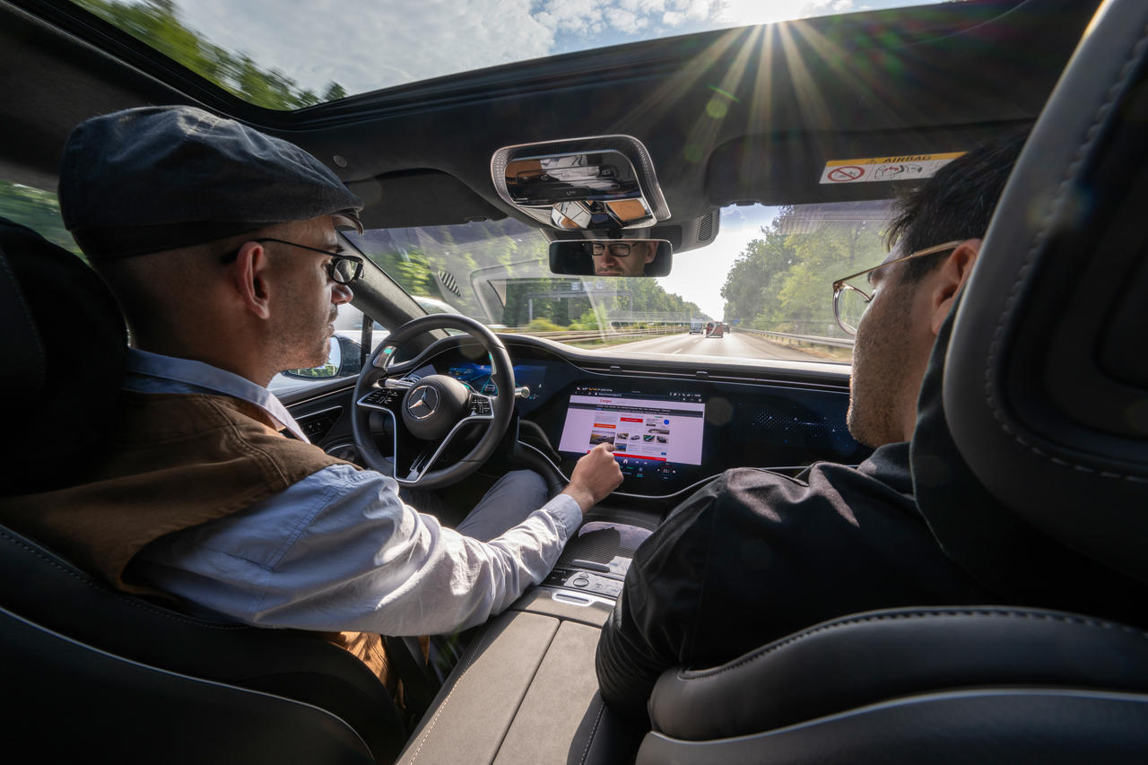 Essai Mercedes EQS Drive Pilot : toujours plus autonome - L'argus