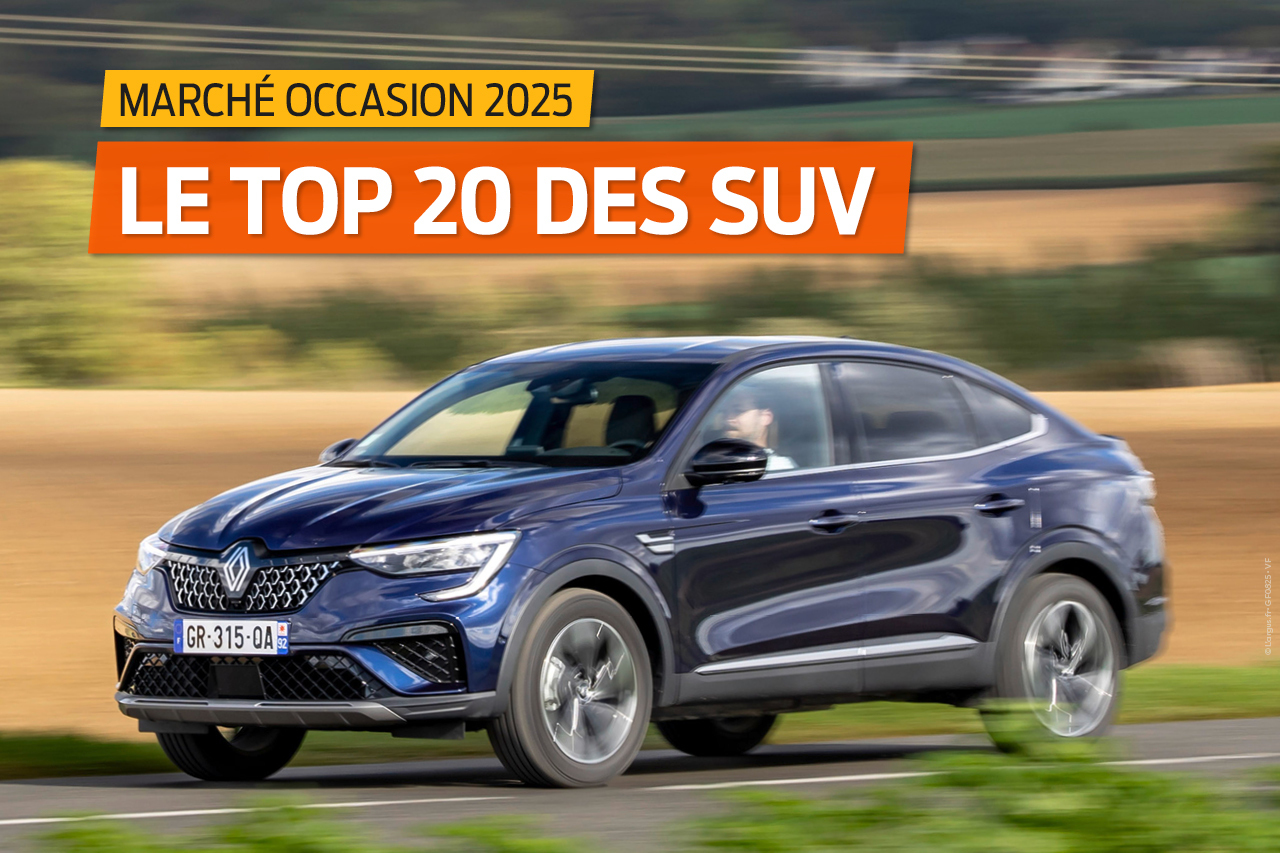 Découvrez le classement des SUV les plus vendus sur le marché de l'occasion.