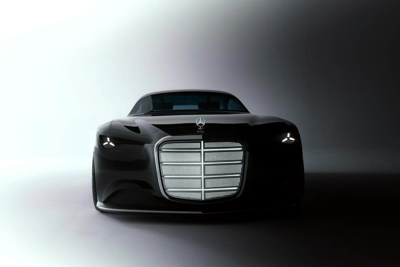 Photo 1 - Mercedes Vision Iconic (2025) : un immense coupé néo-rétro ...