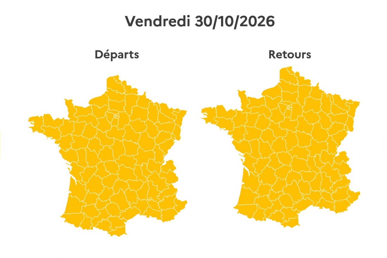Journée intégralement orange vendredi 30 octobre.