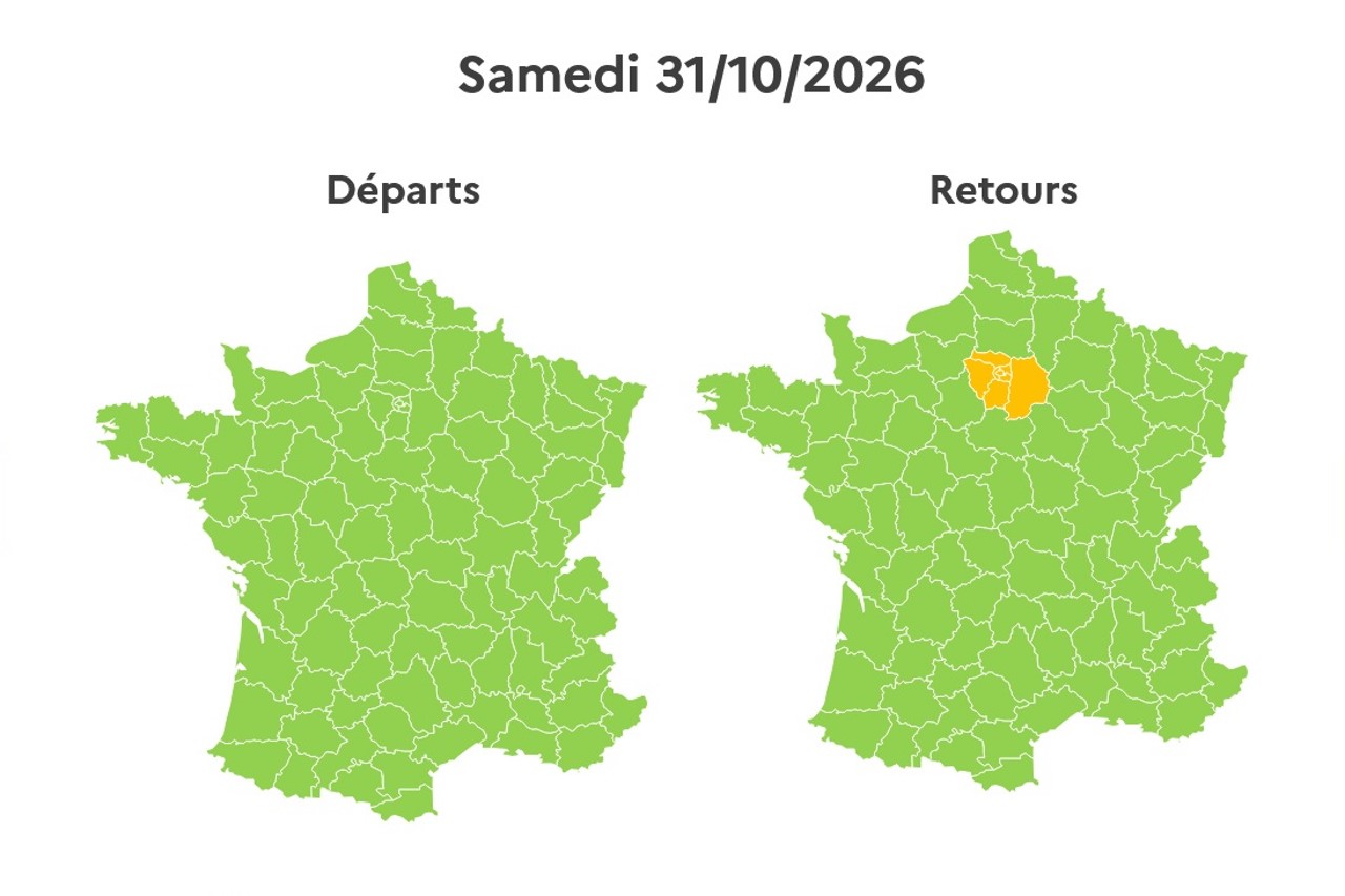Gare aux retours en Île-de-France samedi 31 octobre.